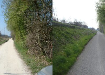 Bericht zur Sanierung des Radwegs bei Percha in der Gemeinde Ainring