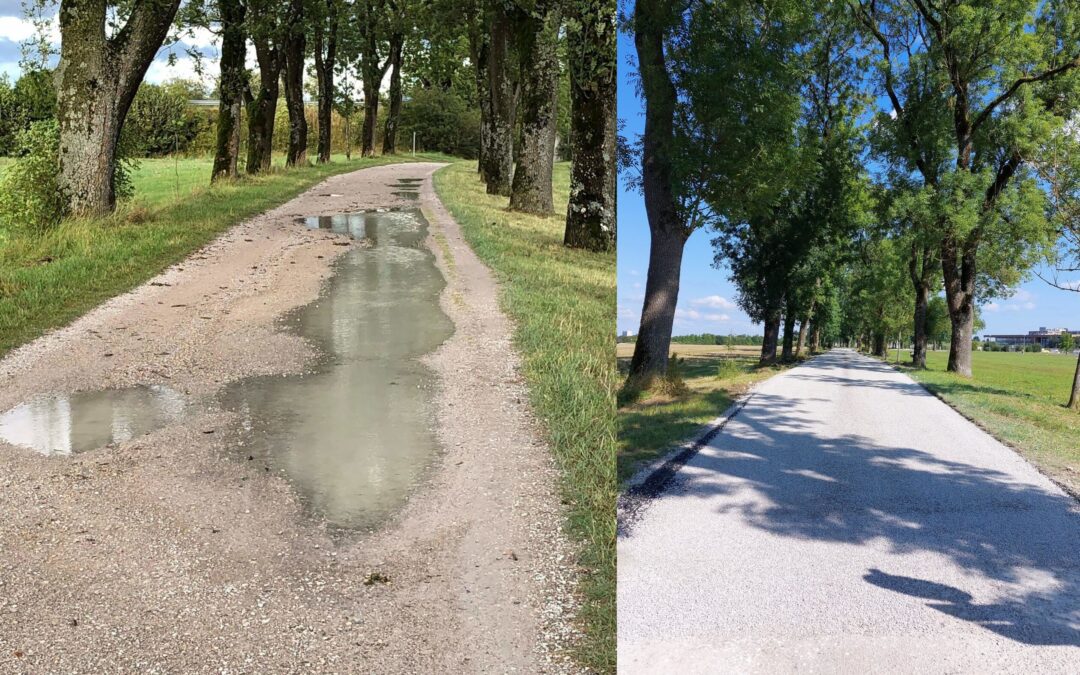 Bericht zur Sanierung des Zwergerweges in der Gemeinde Neubiberg