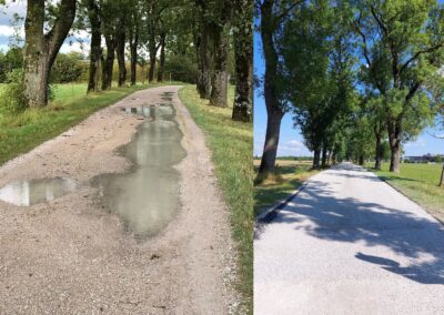 Bericht zur Sanierung des Zwergerweges in der Gemeinde Neubiberg
