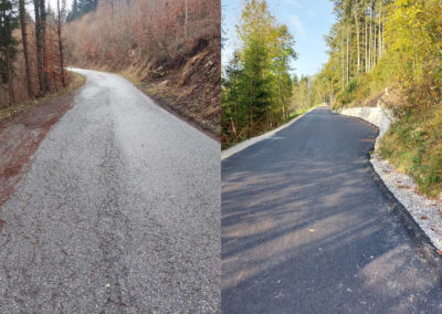 Bericht zur Sanierung der Badlstra&szlig;e in der Gemeinde Angerberg