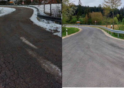 Bericht zur Sanierung der Zufahrt zur Waldsiedlung &ndash; Stadt Kelheim